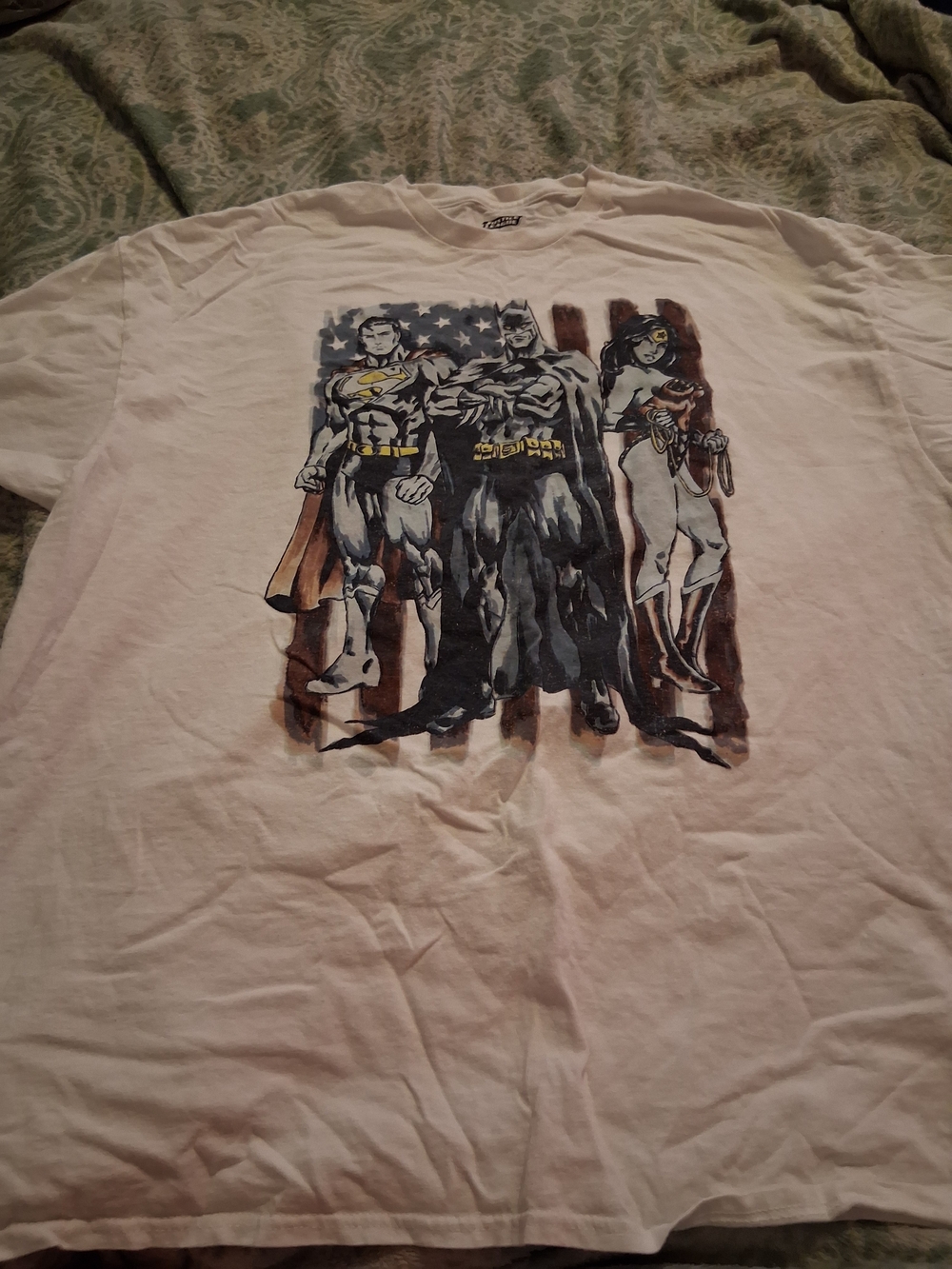 MAD Engine White DC Heroes Graphic Short Sleeve Tee